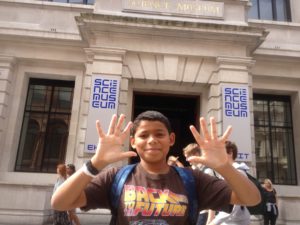 boy reviews the science museum london