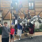 KidRaters Monty and Teddy enjoying their stay at Warwick Castle and its newly opened Hotel