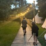 KidRaters Monty and Teddy enjoying their stay at Warwick Castle and its newly opened Hotel