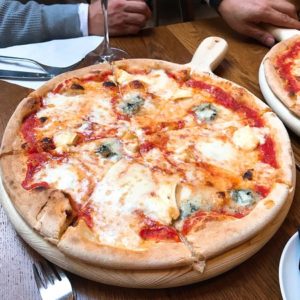 Fresh pizza at Caccari, Portobello as chosen by Alice Bhandhukravi for one of her Best Days Out