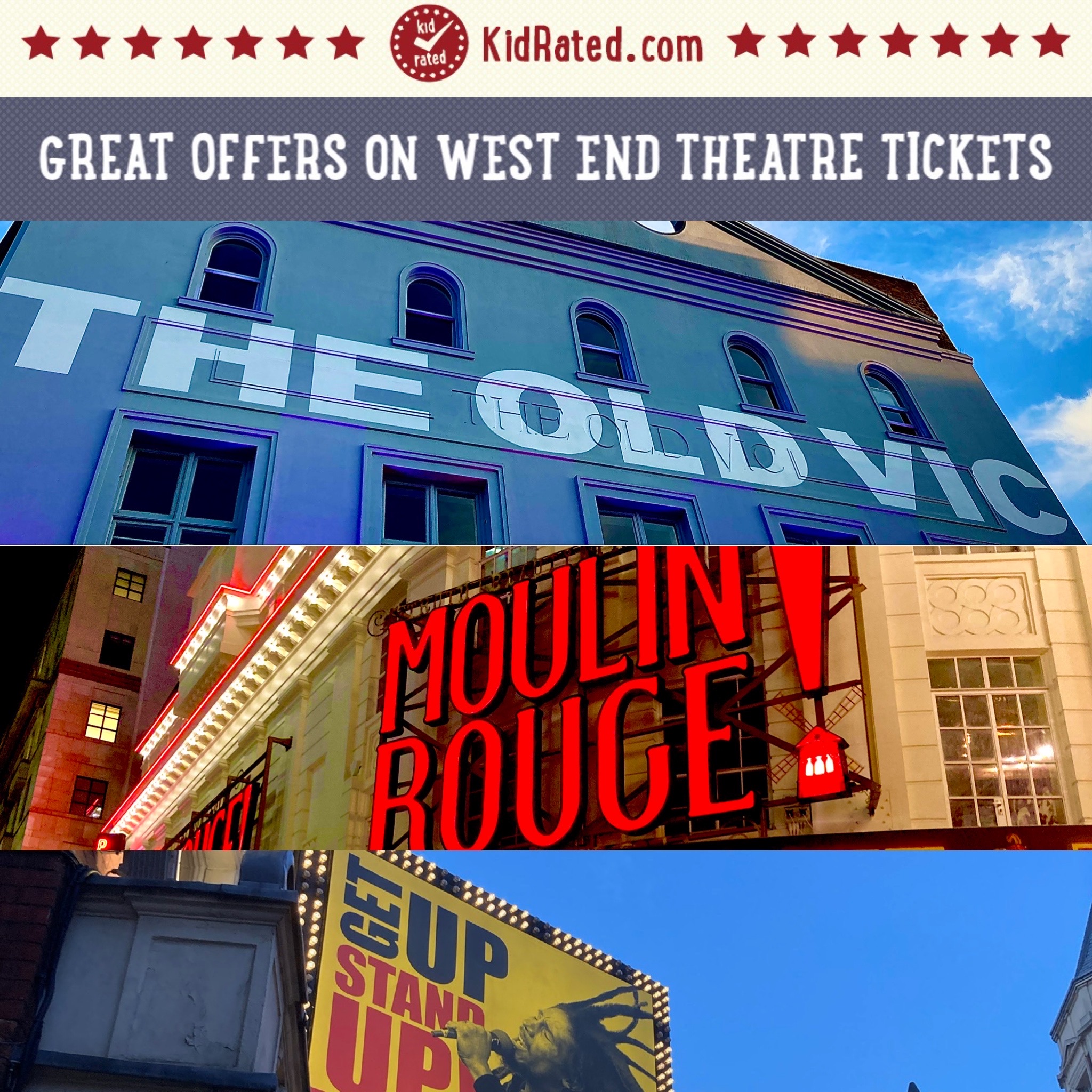 great offers on west end tickets London - kidrated